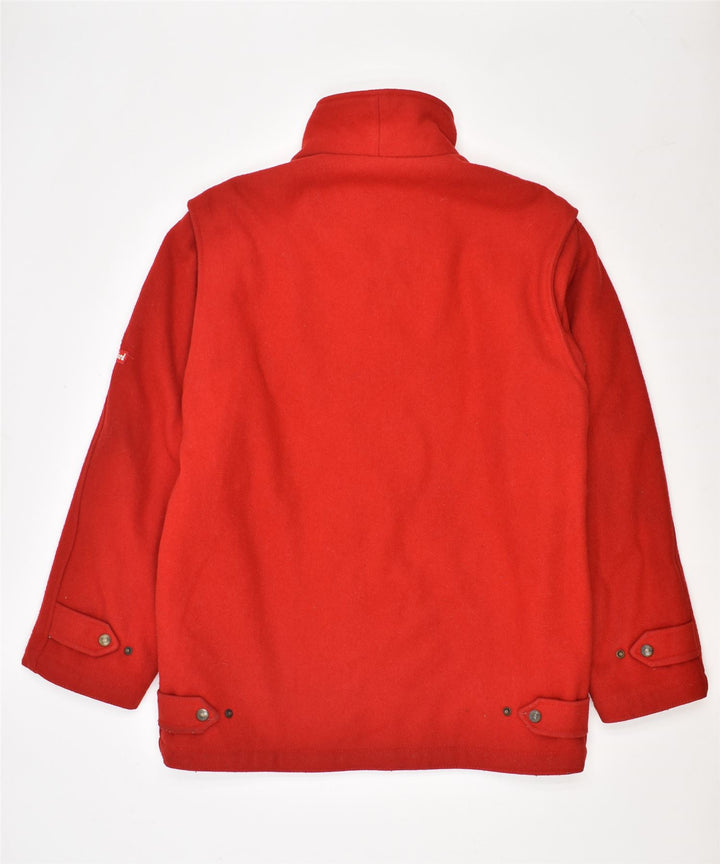 IVY OXFORD Boys Overcoat 13-14 Years Red Wool Vintage | Vintage | Thrift | Second-Hand | Used Clothing | Messina Hembry 