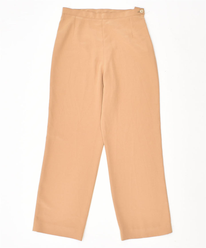 VINTAGE Womens Straight Casual Trousers W26 L37 Beige Vintage | Vintage | Thrift | Second-Hand | Used Clothing | Messina Hembry 