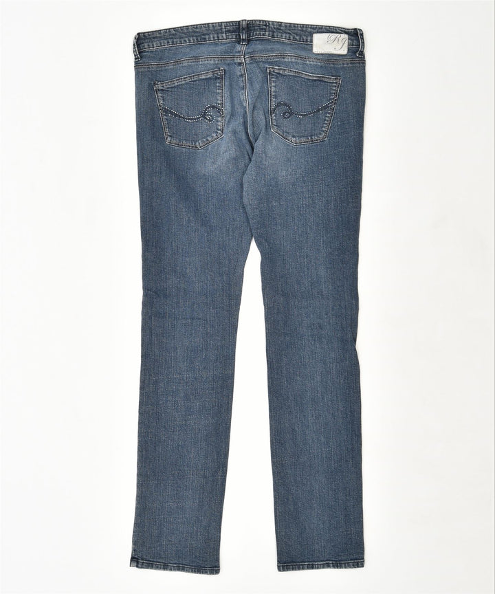 RIFLE Womens Slim Jeans W36 L33 Blue Cotton | Vintage | Thrift | Second-Hand | Used Clothing | Messina Hembry 