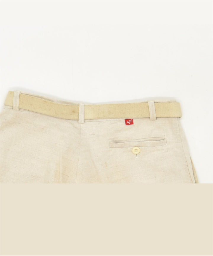 33 Womens Straight Chino Trousers W28 L29 Beige Classic | Vintage | Thrift | Second-Hand | Used Clothing | Messina Hembry 